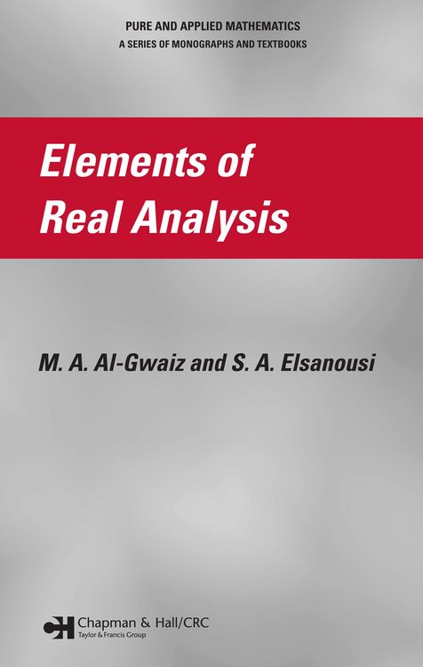 Produktbild: Elements of Real Analysis