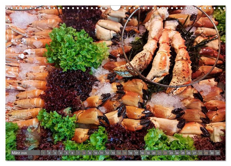 Produktbild: Perfekt angerichtet - Fingerfood, Appetizer und Desserts (Wandkalender 2026 DIN A3 quer), CALVENDO Monatskalender
