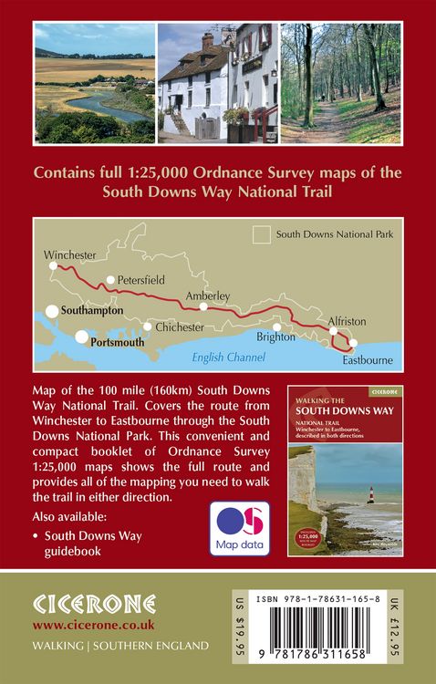 Produktbild: The South Downs Way Map Booklet
