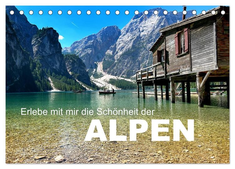 Produktbild: Erlebe mit mir die Sch&ouml;nheit der Alpen (Tischkalender 2026 DIN A5 quer), CALVENDO Monatskalender