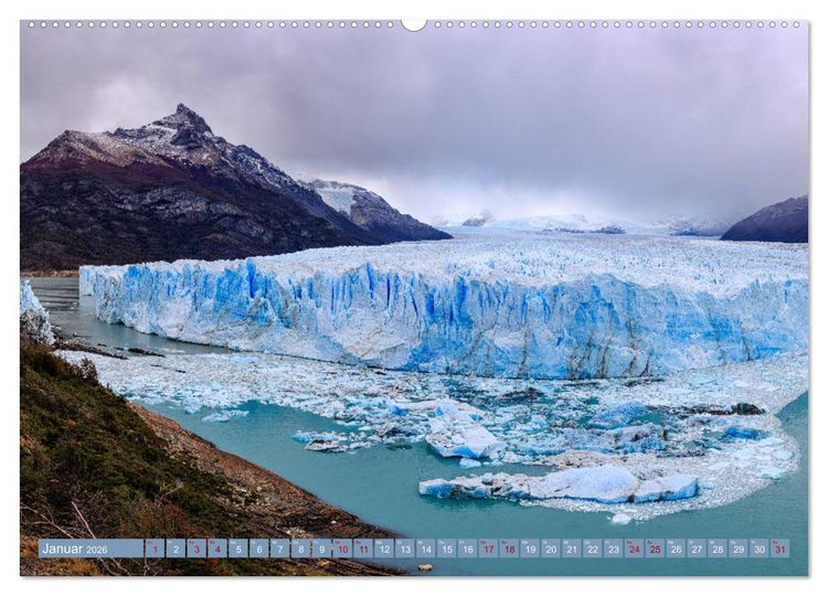 Produktbild: Patagonien: Einzigartige Landschaft am Ende der Welt (hochwertiger Premium Wandkalender 2026 DIN A2 quer), Kunstdruck in Hochglanz