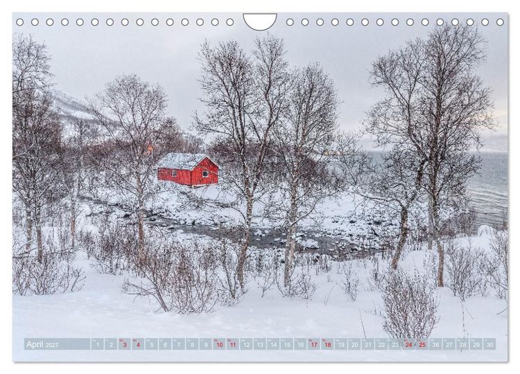 Produktbild: Troms&oslash; in der Polarnacht (Wandkalender 2027 DIN A4 quer), CALVENDO Monatskalender
