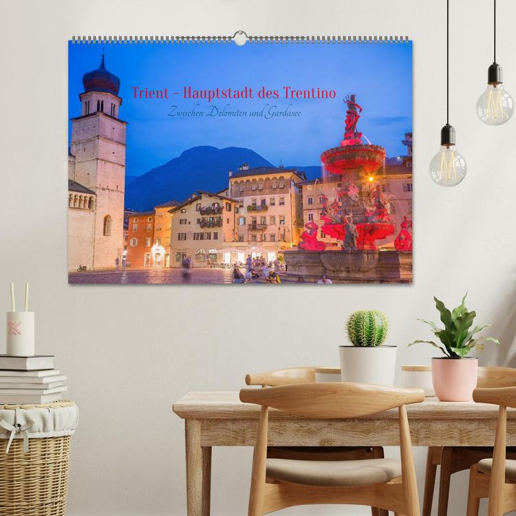 Produktbild: Trient - Hauptstadt des Trentino (Wandkalender 2026 DIN A2 quer), CALVENDO Monatskalender