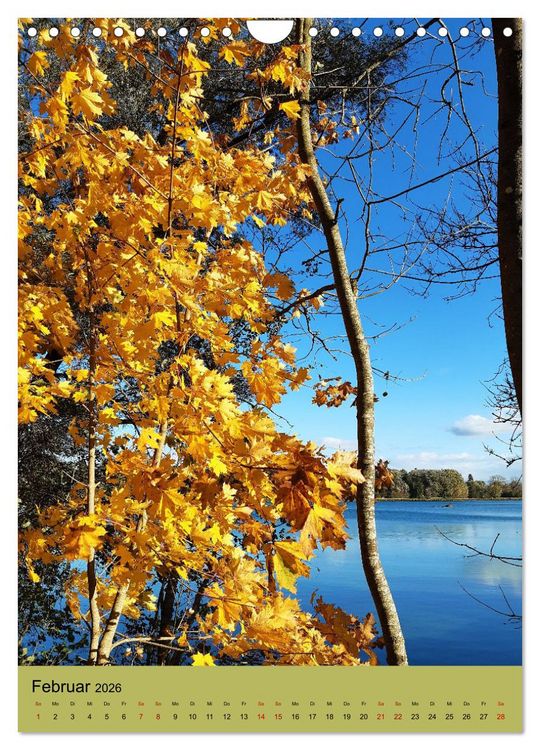 Produktbild: Momente des Herbstes (Wandkalender 2026 DIN A4 hoch), CALVENDO Monatskalender