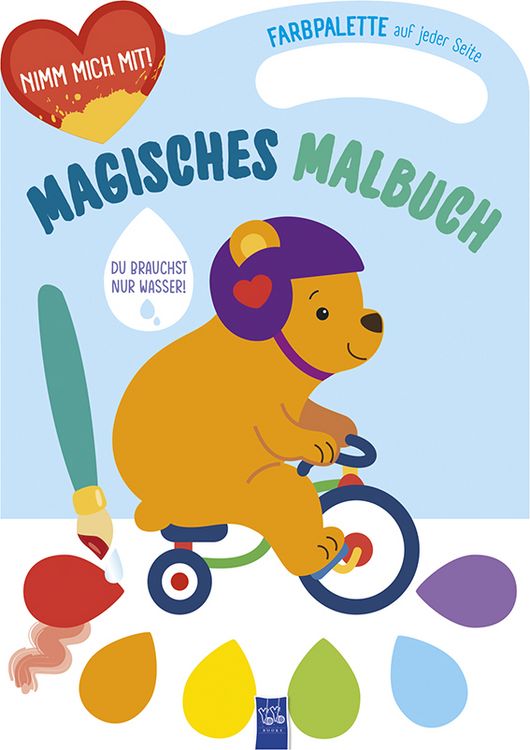 Produktbild: Magisches Malbuch - Cover blau (B&auml;r)