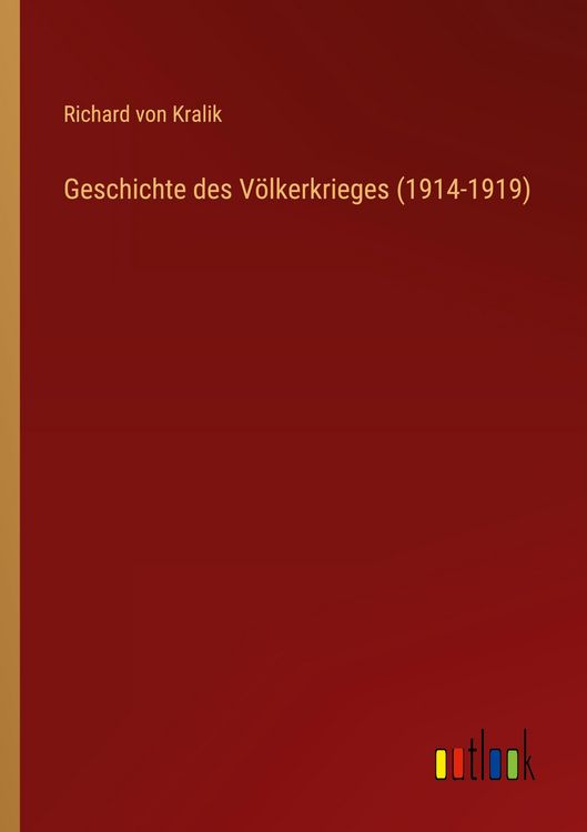 Produktbild: Geschichte des V&ouml;lkerkrieges (1914-1919)