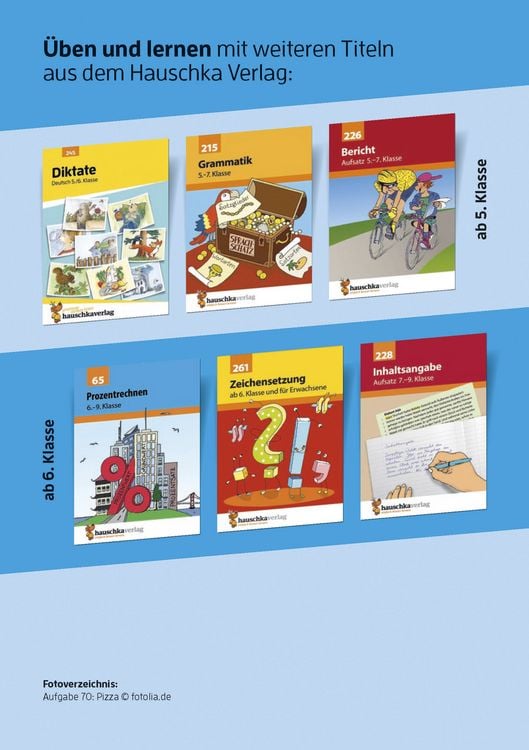 Produktbild: Bruchrechnen ab 6. Klasse, A5-Heft