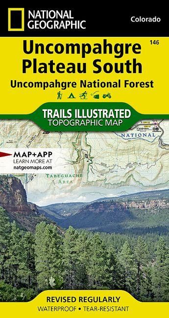 Produktbild: Uncompahgre Plateau South Map [Uncompahgre National Forest]