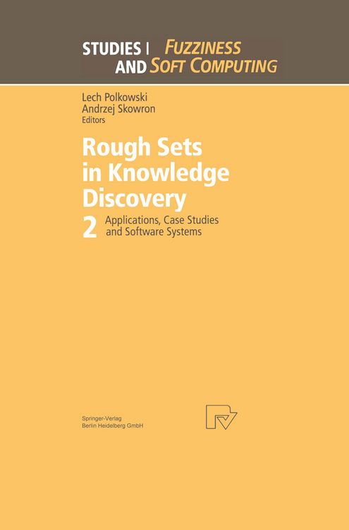 Produktbild: Rough Sets in Knowledge Discovery 2