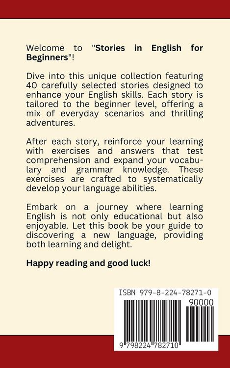 Produktbild: Stories in English for Beginners