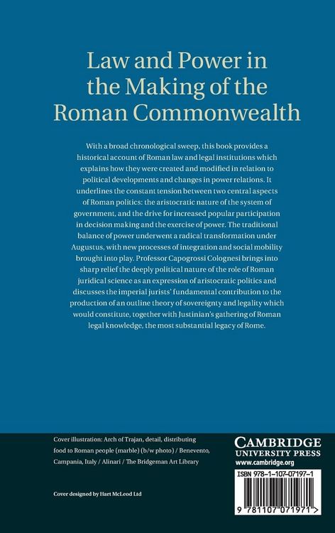 Produktbild: Law and Power in the Making of the Roman Commonwealth
