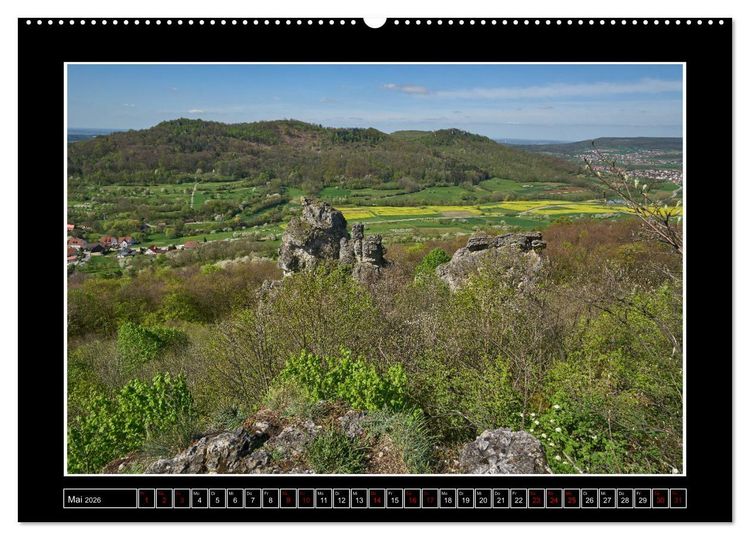 Produktbild: Wunderwelt Fr&auml;nkische Schweiz (hochwertiger Premium Wandkalender 2026 DIN A2 quer), Kunstdruck in Hochglanz