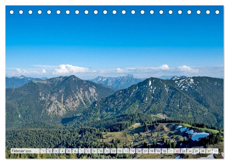 Produktbild: Sehnsuchtsziel Berge - Unterwegs in den Bergwelt rund um M&uuml;nchen (Tischkalender 2026 DIN A5 quer), CALVENDO Monatskalender