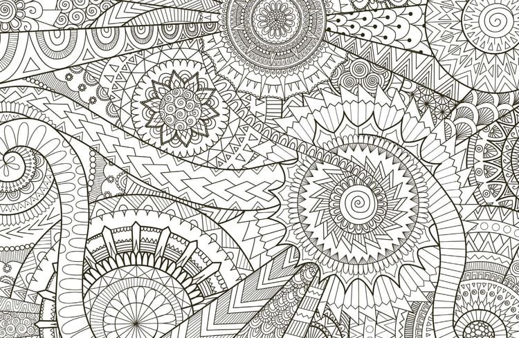 Produktbild: 50 cozy Karten zum Ausmalen &ndash; Relaxen mit Mandalas