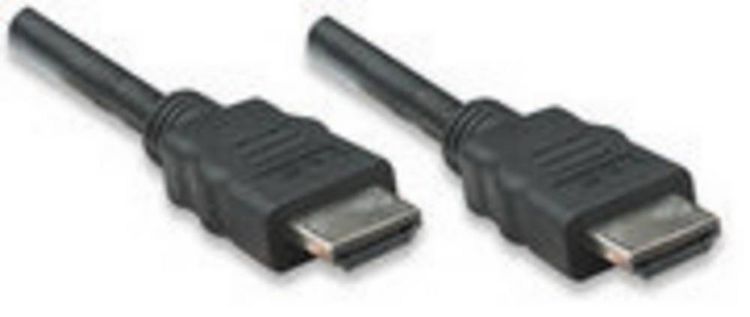 Produktbild: Manhattan HDMI Anschlusskabel HDMI-A Stecker, HDMI-A Stecker 5.00 m Schwarz 323239-CG 4K UHD, Audio Return Channel HDMI-Kabel