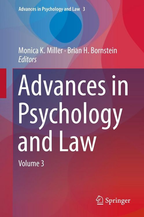 Produktbild: Advances in Psychology and Law