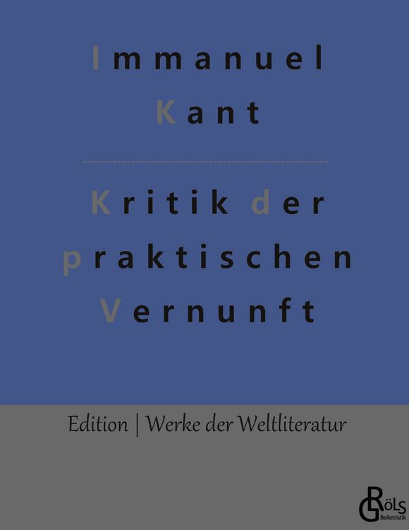 Produktbild: Kritik der praktischen Vernunft