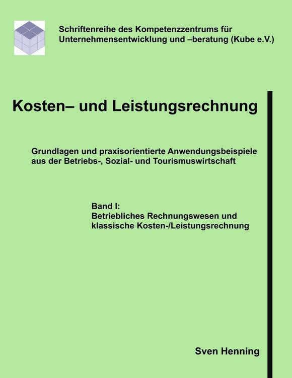 Produktbild: Kosten- und Leistungsrechnung - Band I
