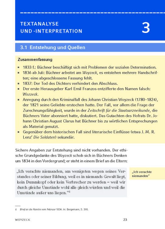 Produktbild: Woyzeck - Textanalyse und Interpretation