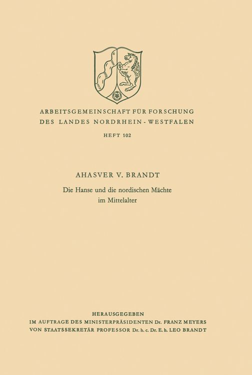 Produktbild: Die Hanse und die nordischen M&auml;chte im Mittelalter