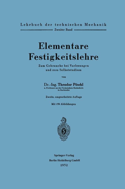 Produktbild: Elementare Festigkeitslehre