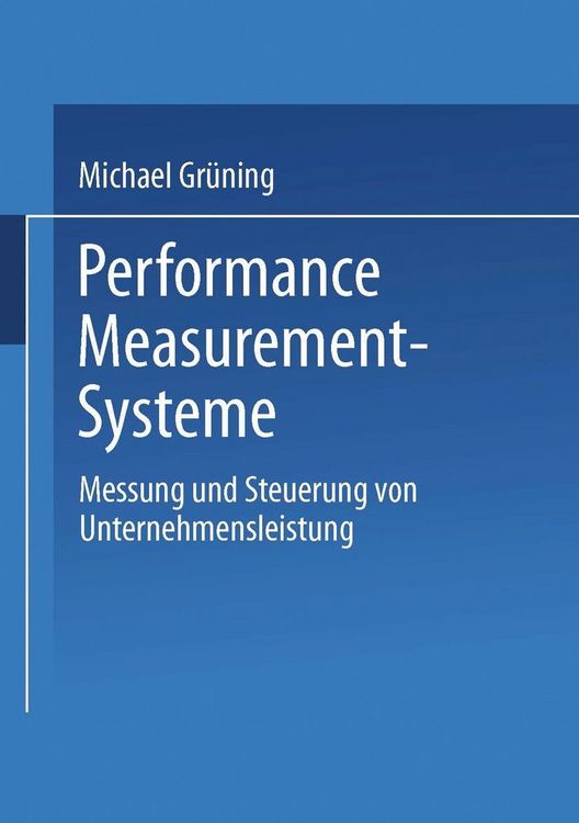 Produktbild: Performance-Measurement-Systeme