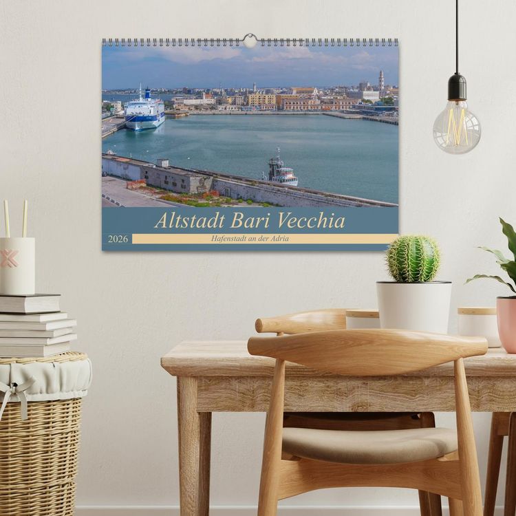 Produktbild: Altstadt Bari Vecchia (Wandkalender 2026 DIN A3 quer), CALVENDO Monatskalender