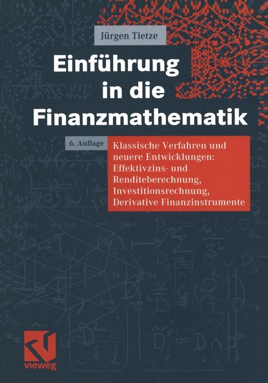 Produktbild: Einf&uuml;hrung in die Finanzmathematik