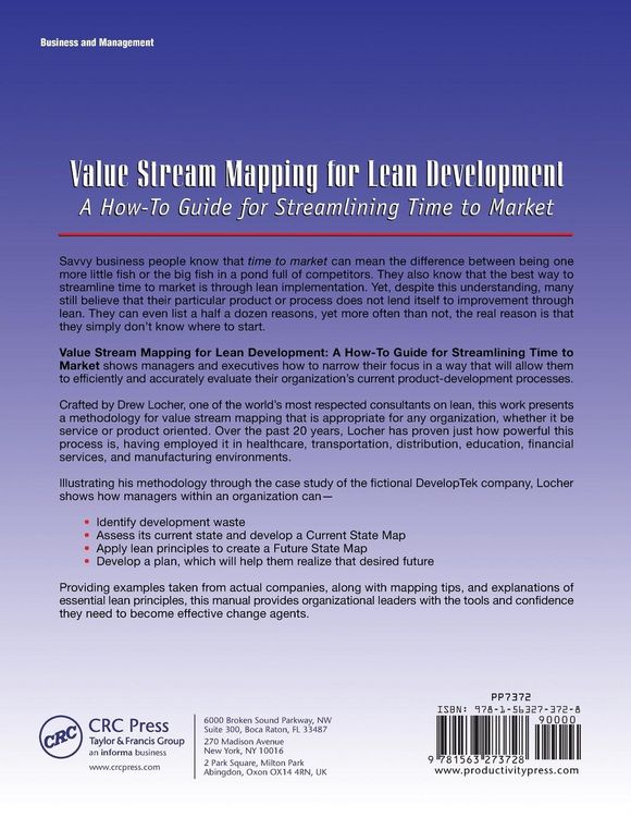 Produktbild: Value Stream Mapping for Lean Development