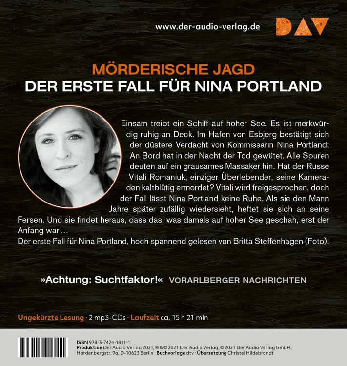 Produktbild: S&Oslash;G. Dunkel liegt die See. Ein Nina-Portland-Thriller (Teil 1)
