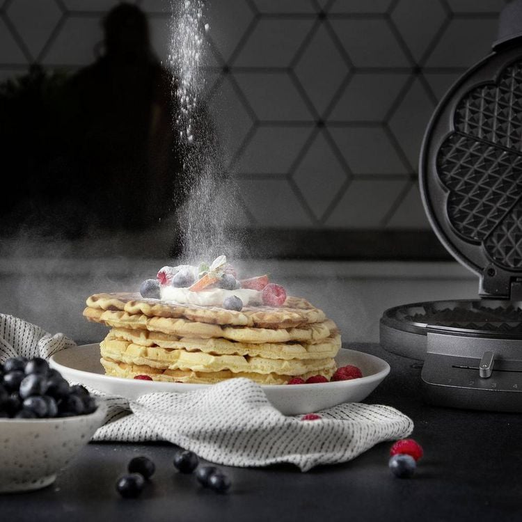 Produktbild: Princess 132380 Waffeleisen Grau (metallic)