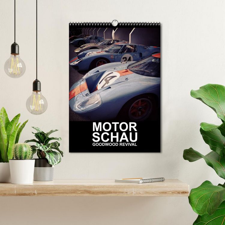 Produktbild: MotorSchau Goodwood Revival (Wandkalender 2026 DIN A3 hoch), CALVENDO Monatskalender
