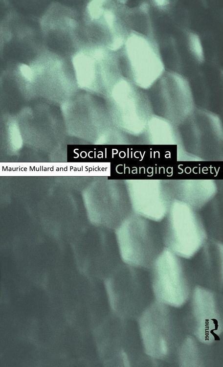 Produktbild: Social Policy in a Changing Society