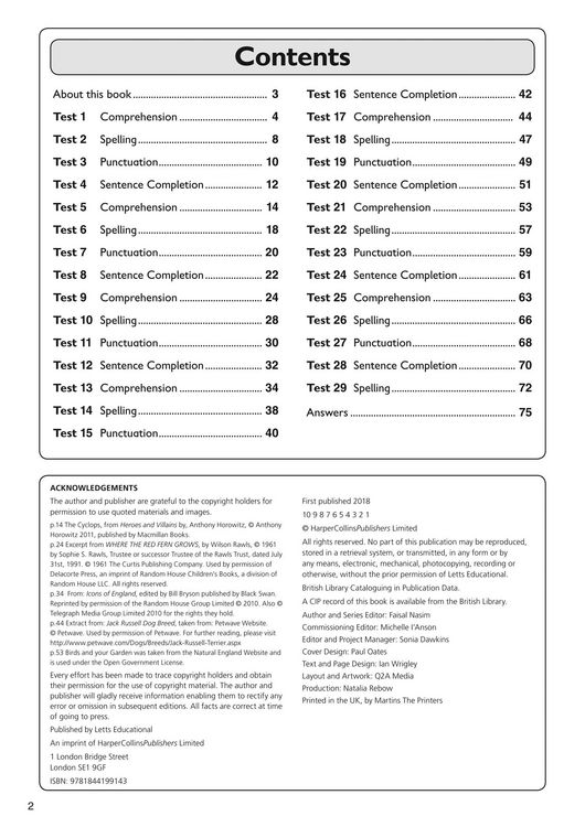 Produktbild: 11+ English Quick Practice Tests Age 9-10 (Year 5)