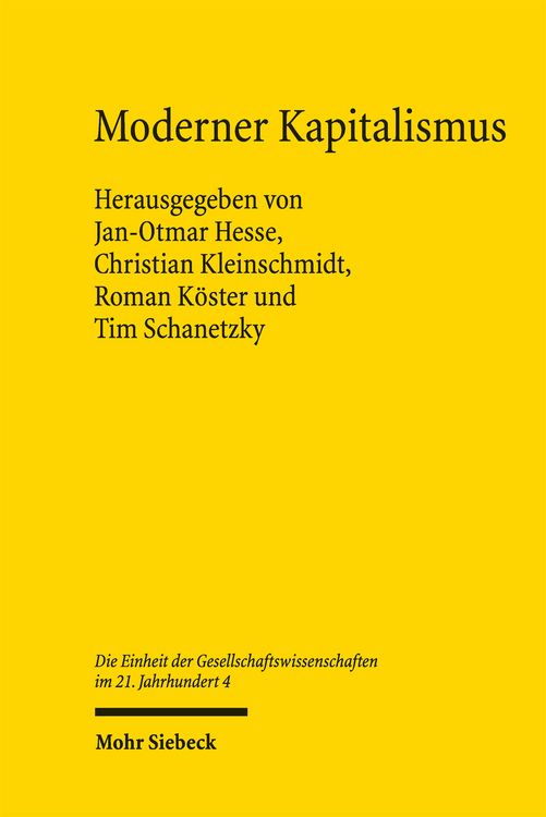 Produktbild: Moderner Kapitalismus
