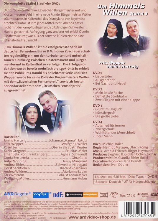Produktbild: Um Himmels Willen - Staffel 8 [4 DVDs]