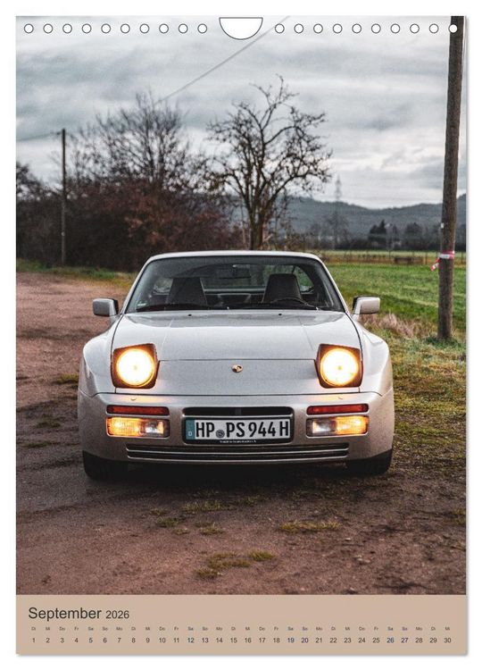 Produktbild: Porsche 944 - Fine Art (Wandkalender 2026 DIN A4 hoch), CALVENDO Monatskalender