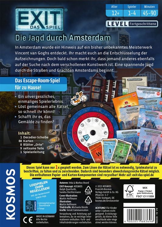 Produktbild: EXIT&reg; Die Jagd durch Amsterdam (F)