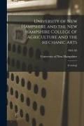 Produktbild: University of New Hampshire and the New Hampshire College of Agriculture and the Mechanic Arts