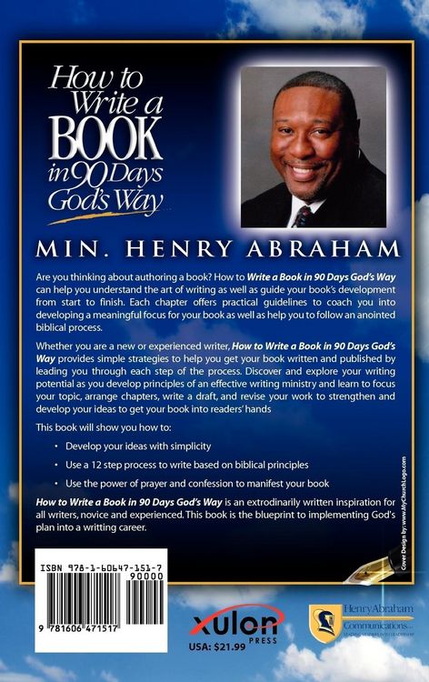 Produktbild: How To Write a Book in 90 Days God's Way