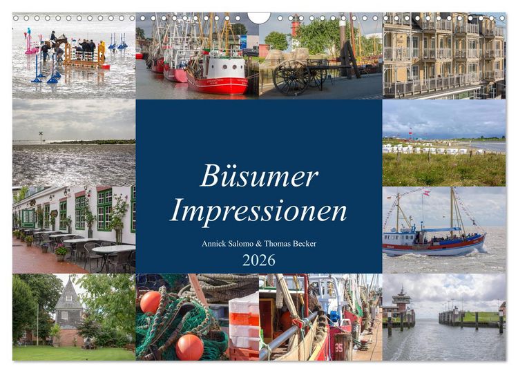 Produktbild: B&uuml;sumer Impressionen (Wandkalender 2026 DIN A3 quer), CALVENDO Monatskalender