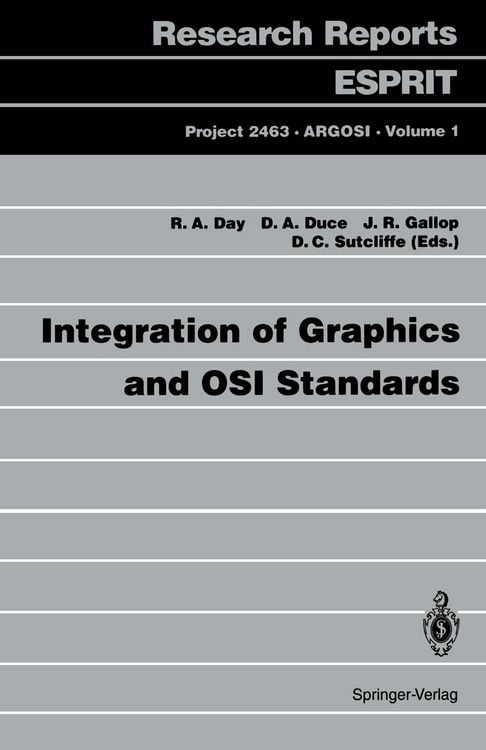 Produktbild: Integration of Graphics and OSI Standards