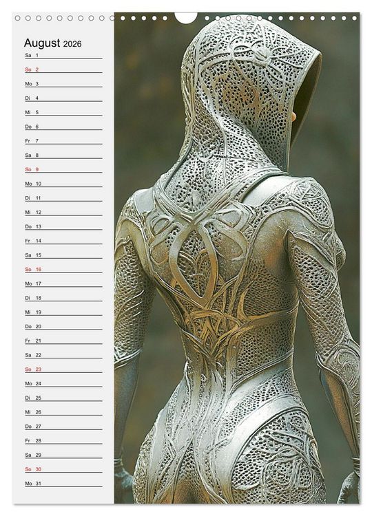 Produktbild: Armor Couture. Mode inspiriert vom Mittelalter (Wandkalender 2026 DIN A3 hoch), CALVENDO Monatskalender