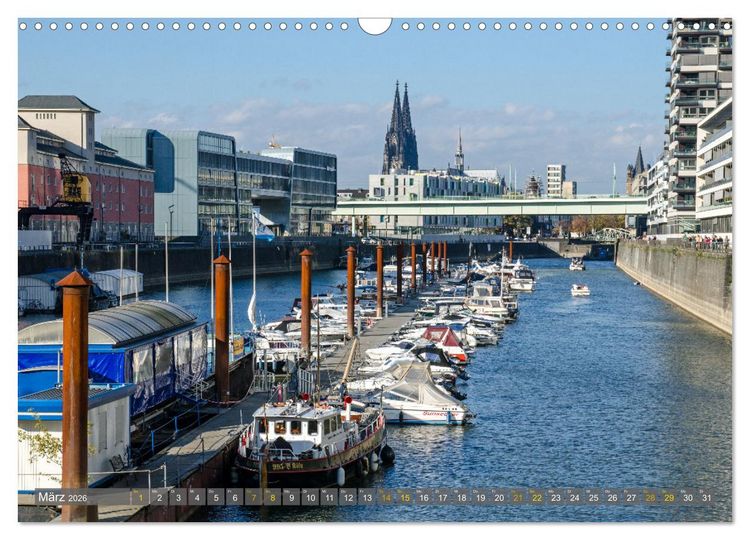 Produktbild: Boote mit Kulisse (Wandkalender 2026 DIN A3 quer), CALVENDO Monatskalender