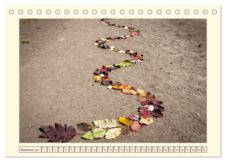 Produktbild: Gestaltete Stille - Wo die Natur zur Skulptur wird (Tischkalender 2027 DIN A5 quer), CALVENDO Monatskalender
