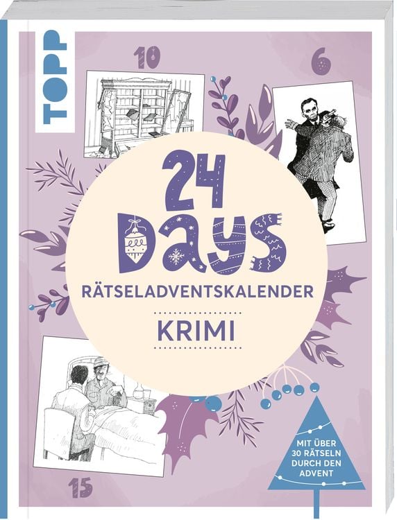 Produktbild: 24 Days Rätseladventskalender – Krimi