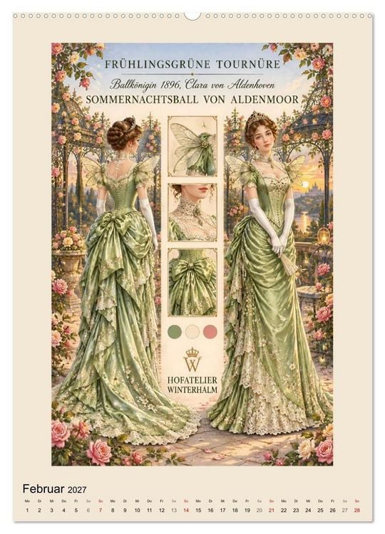 Produktbild: Die Ballk&ouml;niginnen von Aldenmoor (Wandkalender 2027 DIN A2 hoch), CALVENDO Monatskalender
