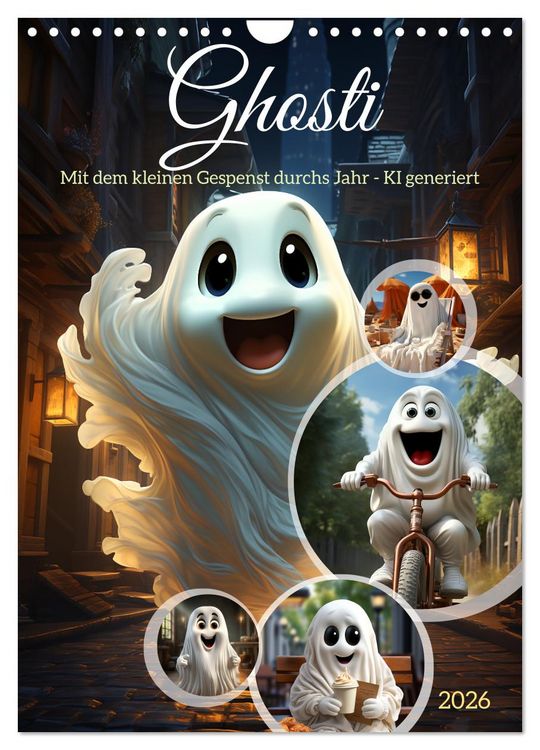 Produktbild: Ghosti (Wandkalender 2026 DIN A4 hoch), CALVENDO Monatskalender
