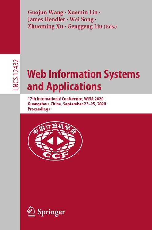 Produktbild: Web Information Systems and Applications