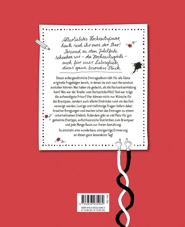 Produktbild: Hochzeit ist der sch&ouml;nste Tag im Leben - Das besondere G&auml;stebuch
